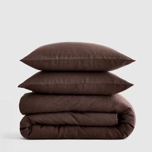 Linen Duvet Cover Set | King in Espresso