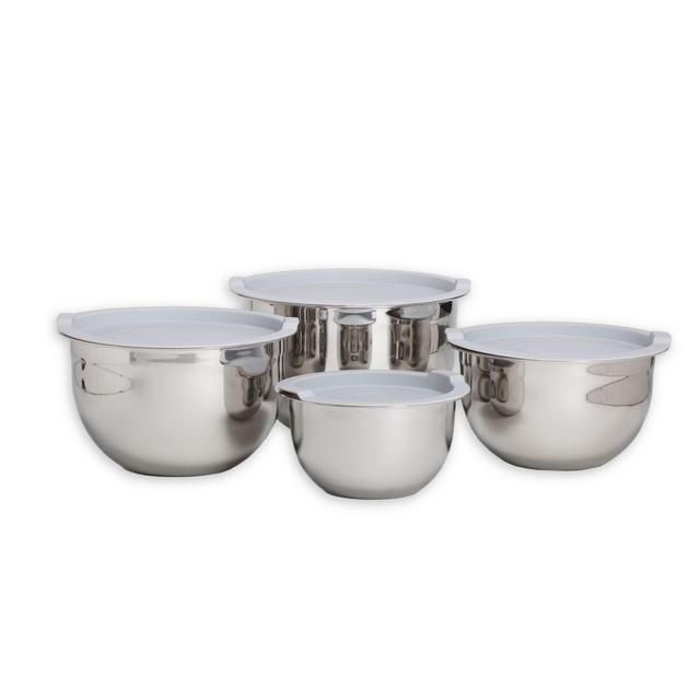 Our Table™ Stainless Steel Mixing Bowls with Lids (Set of 4)
