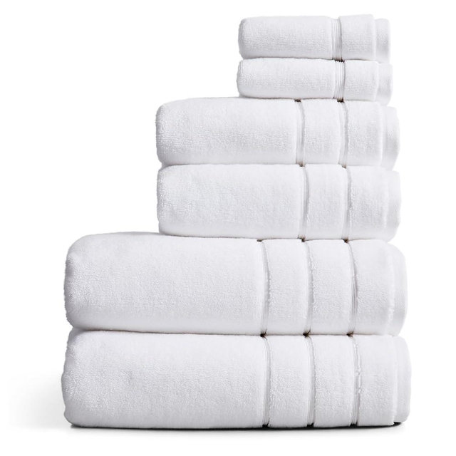 Springtree Home Luxury Turkish Cotton Bath Towels Set | 100% Turkish Cotton | Premium Bath Towels | Ultra Soft Thick Plush & Highly Absorbent | Luxury Hotel & Spa Bathroom Towels | Alpine White