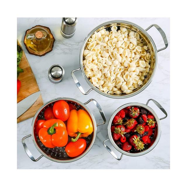OVENTE 3 Pieces Colander Set