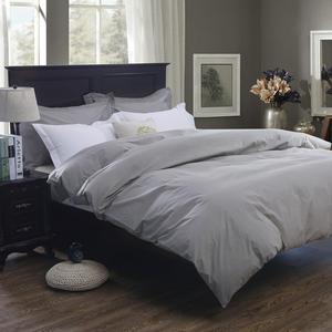 Colourful Snail 100-Percent Cotton Duvet Cover Set, Hidden Zipper Closure, Corner Ties, Includes 1 Duvet Cover and 2 Matching Pillow Shams, Queen/Full, Grey
