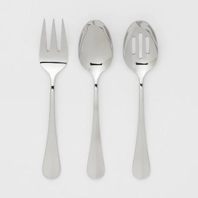 3pc Sussex Serve Set Silver - Threshold™