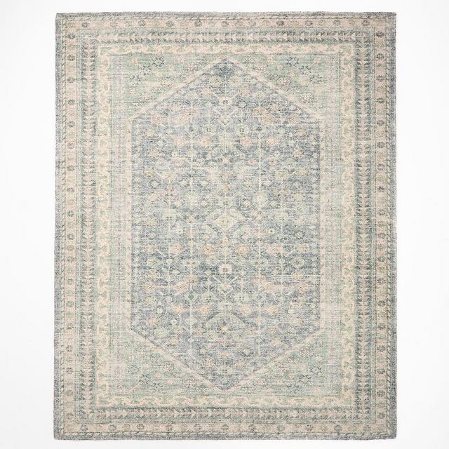 Caria Rug, 5'x8', Dark Olive