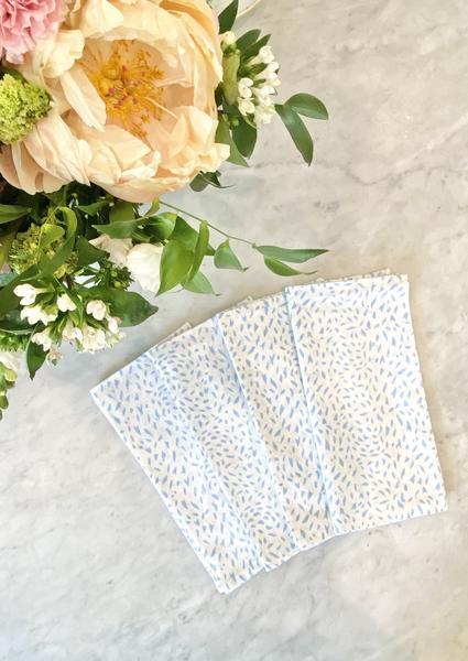 Petite Blue Spot Dinner Napkins