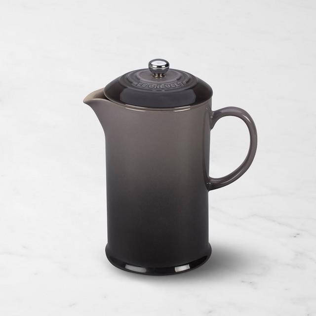 Le Creuset Cafe Stoneware French Press, Oyster