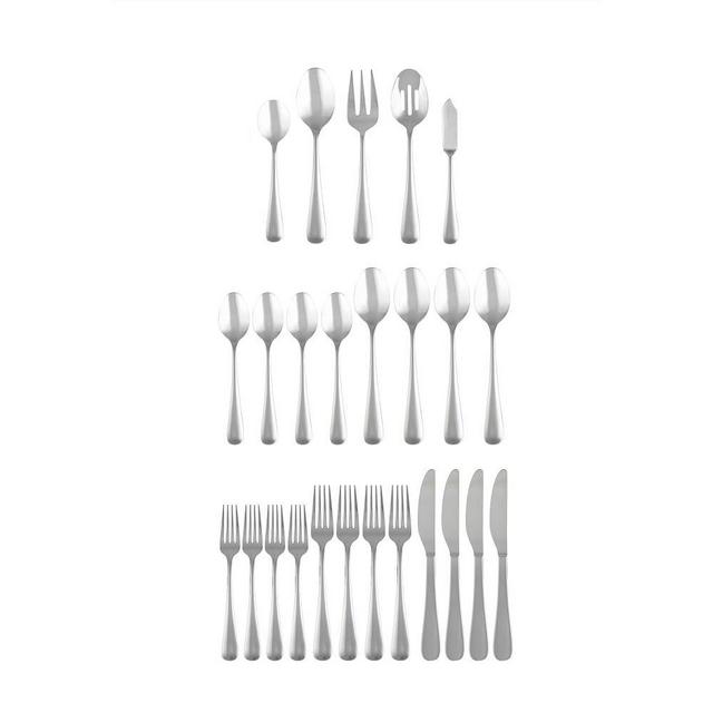 Rhiannon Satin 45-Piece Flatware Set, Service For 8