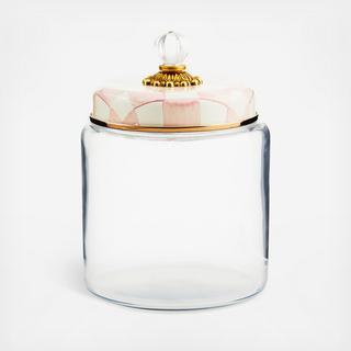 Rosy Check Kitchen Canister