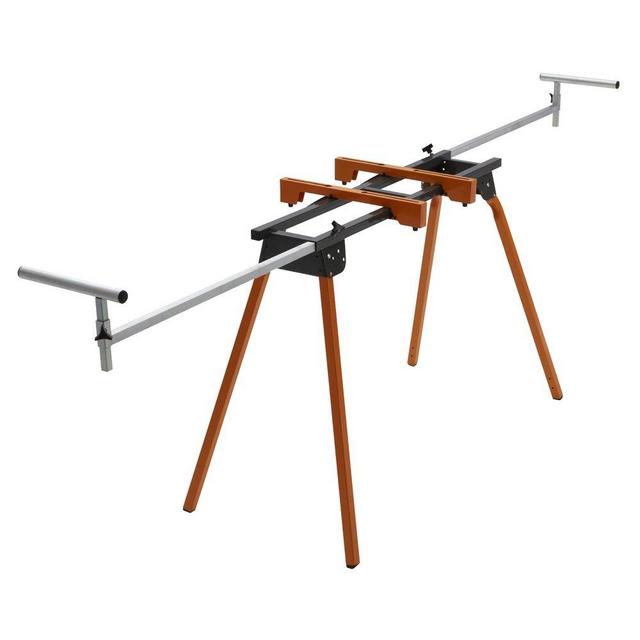 BORA Portamate PM-4000 - Heavy Duty Folding Miter Saw Stand with Quick Attach Tool Mounting Bars