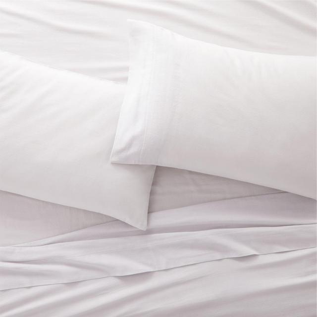 Organic Double Weave Light Grey Full/Queen Sheet Set