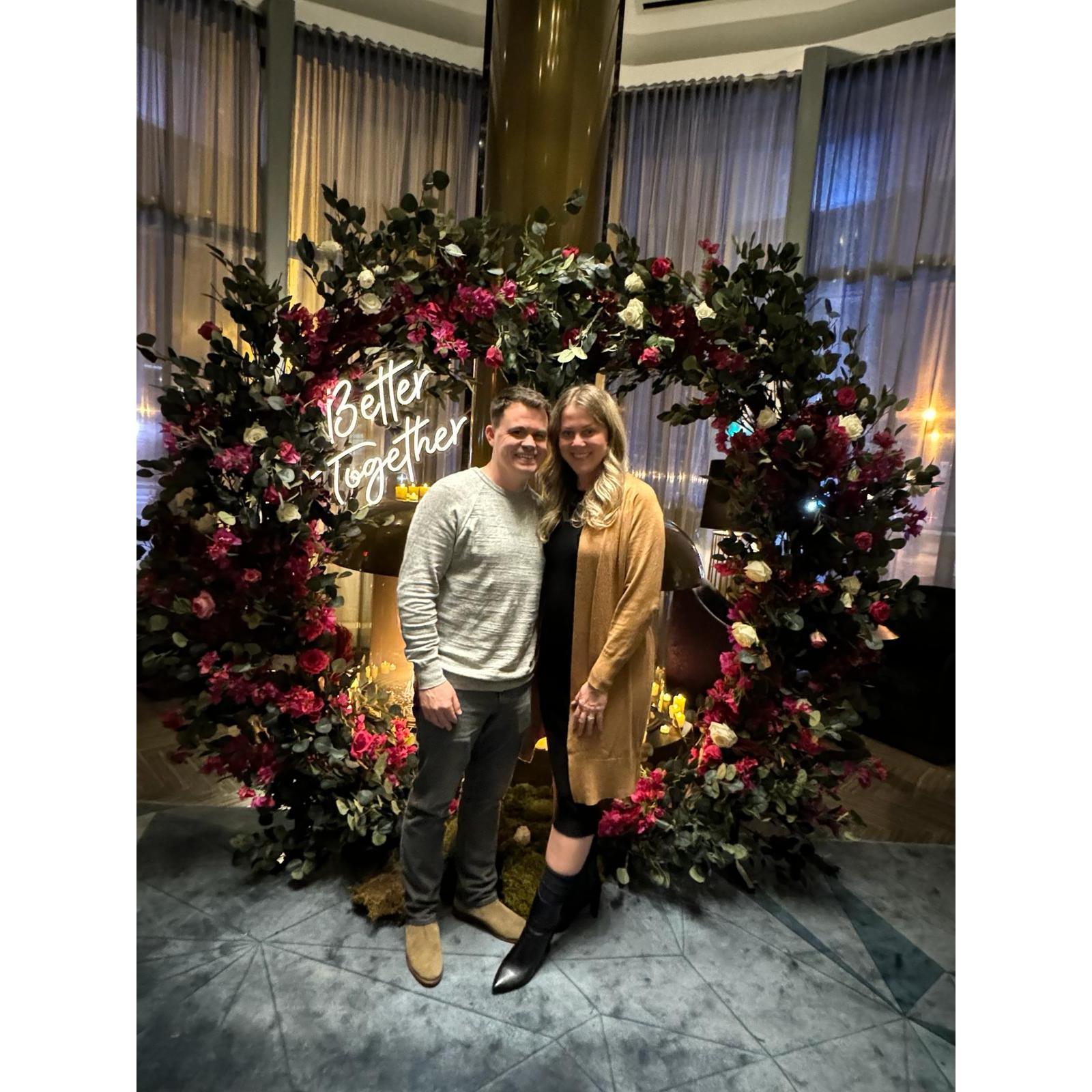 Valentine's Day pop-up event at the JW Marriott <3