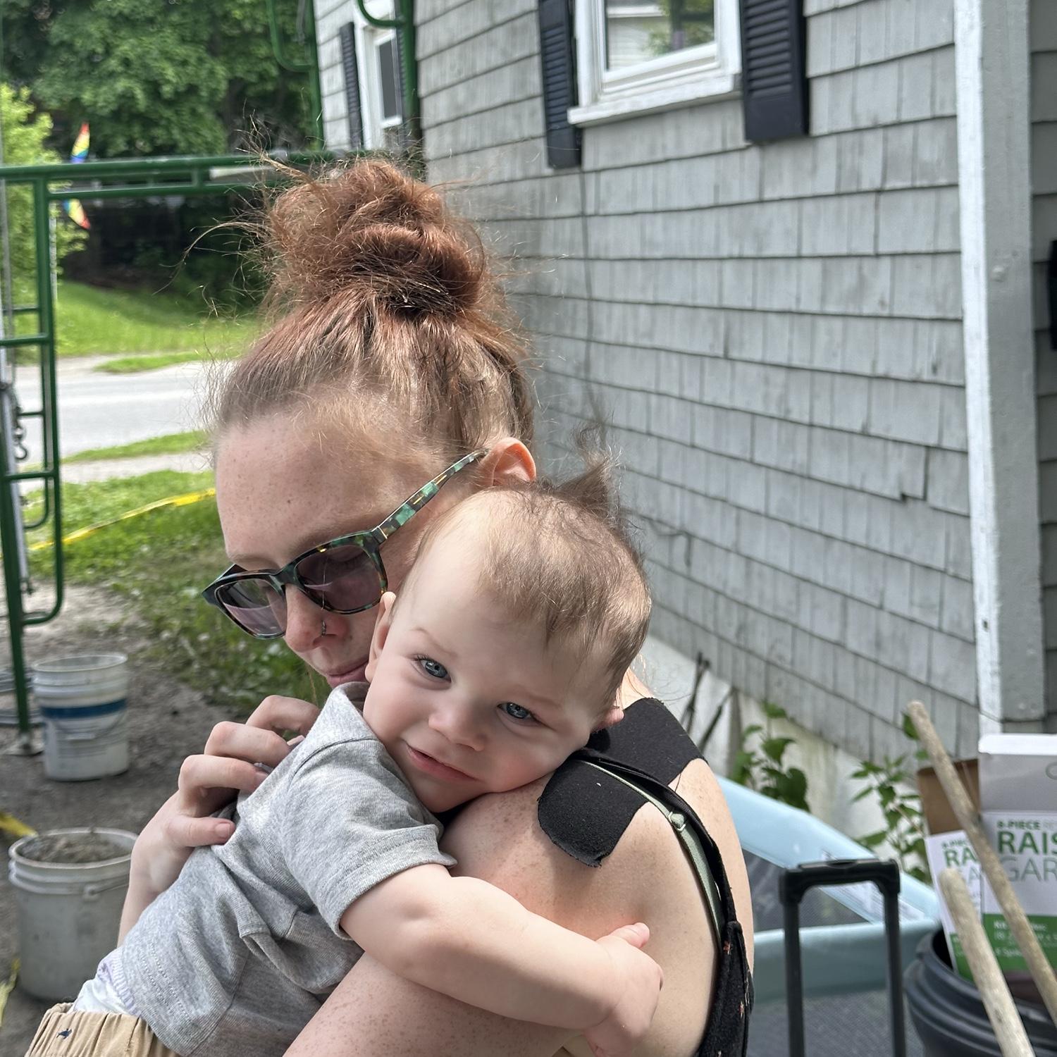 This little man has stolen his Auntie's heart.