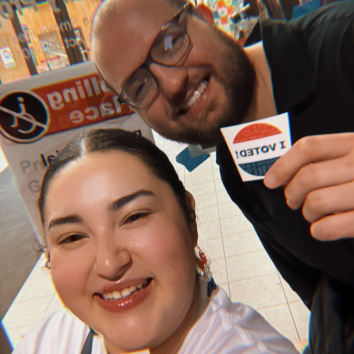 2nd presidential election together! Always Blue :)