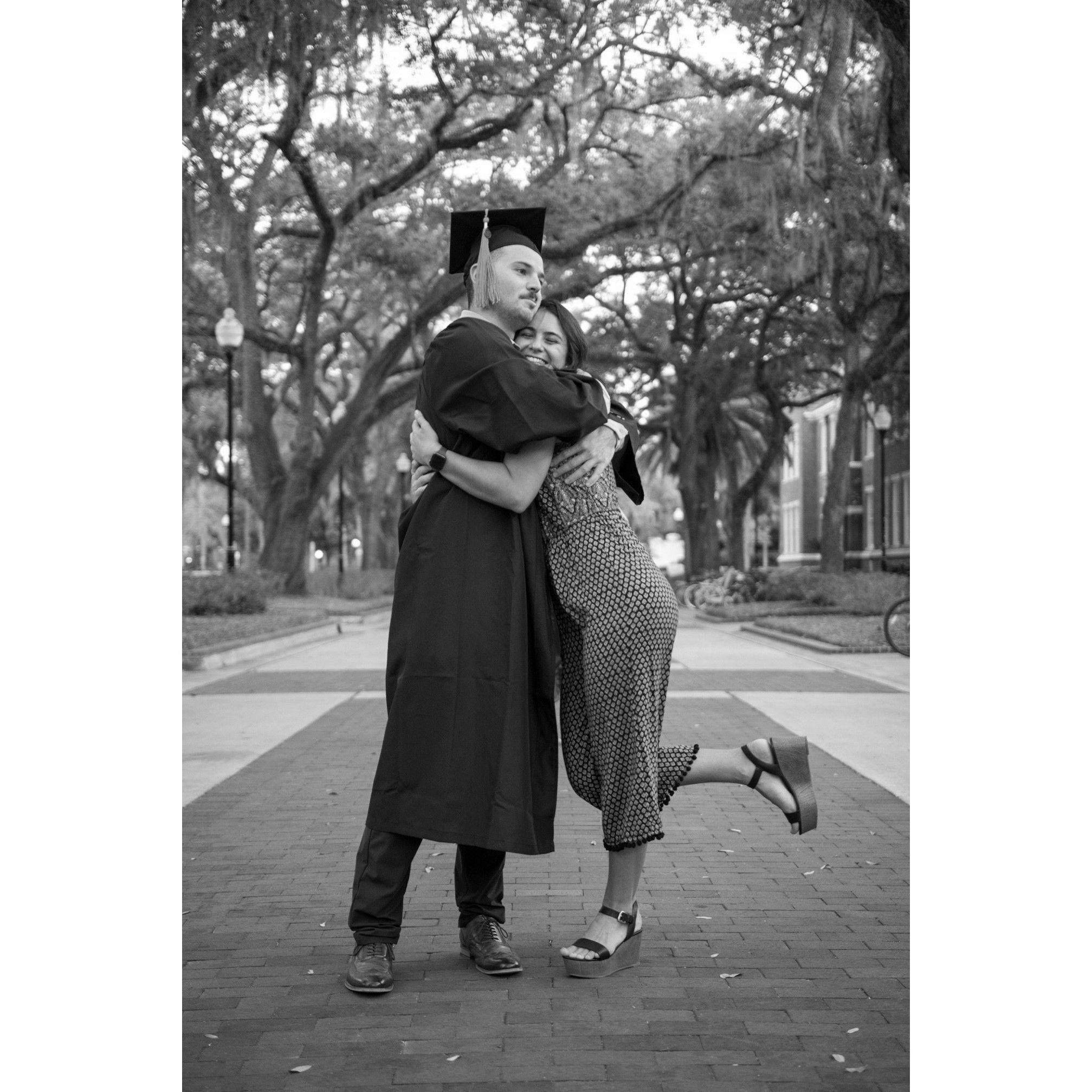 Gainesville, FL, 2021 - Cam's graduation photoshoot! It was a long road led here. Couldn't think of a better partner in crime to start the next journey.