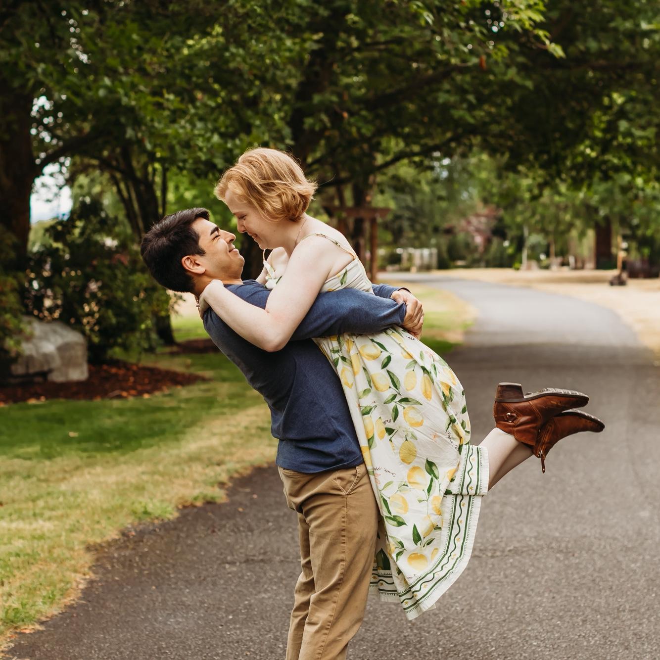 With you I feel weightless 

Engagement shoot with alder and pine photography