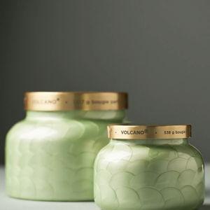 Capri Blue Volcano Green Capiz Jar Candle