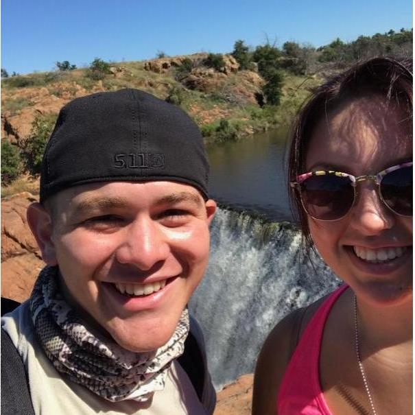 More hiking in Oklahoma. I think after this photo I slipped and fell straight on my butt, now when we think back to that day that is the most memorable part of us hiking.