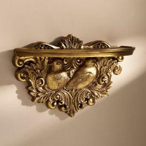 Wooded Manor Floating Shelf, Bird