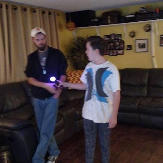 Dalton and David Getting their Game On!