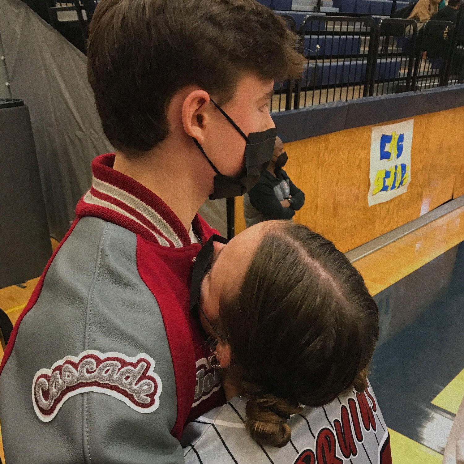 A high school basketball game