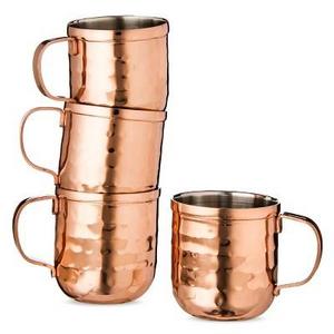 4pc Moscow Mule Mug Shot Glasses Copper - Threshold™