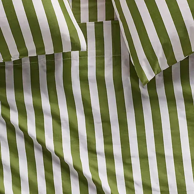 The Organic Cotton Sateen Printed Sheet Set by Maeve