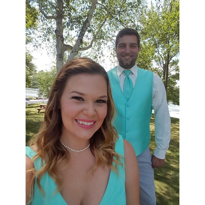Bridesmaid and Groomsman together!