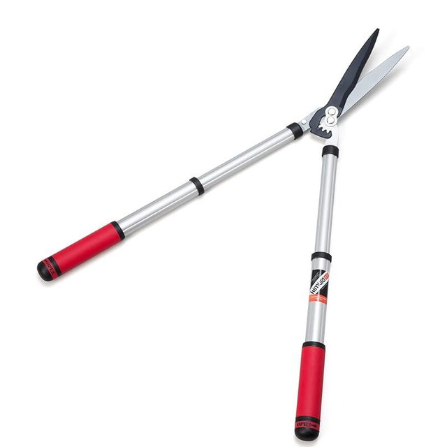 Kimura® Pro Telescopic Garden Shears - Premium Hedge Shears, Patented Gearing Technology, Lightweight Extendable Aluminium Handles, Japanese SK5 Steel Blades, Heavy Duty Gardening Shears - 650-850mm