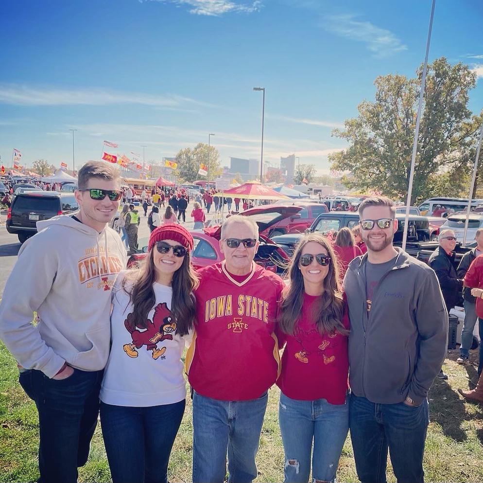 10/23/21 - Nurre family tailgate. Iowa State vs. Oklahoma State. Final score: 24-21. Ames, IA