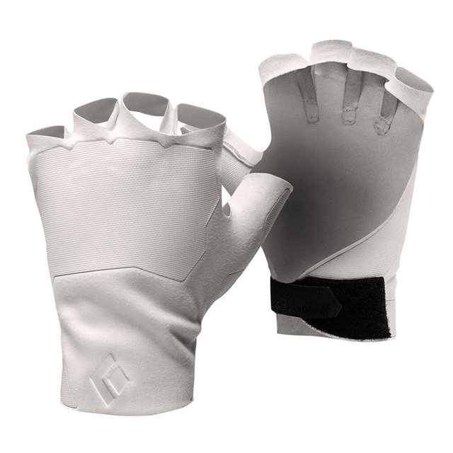 Black Diamond Equipment Crack Rock Climbing Gloves, White, Small