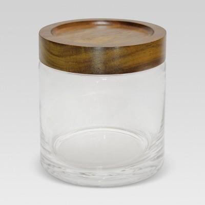 Canister Acacia/Glass Small - Threshold™