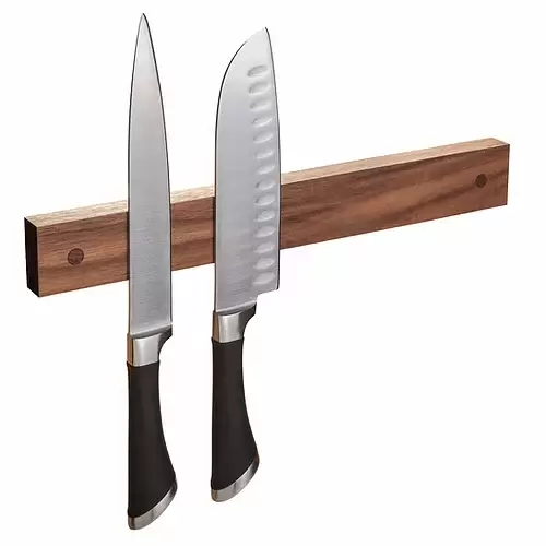 Walnut 12" Magnetic Knife Holder