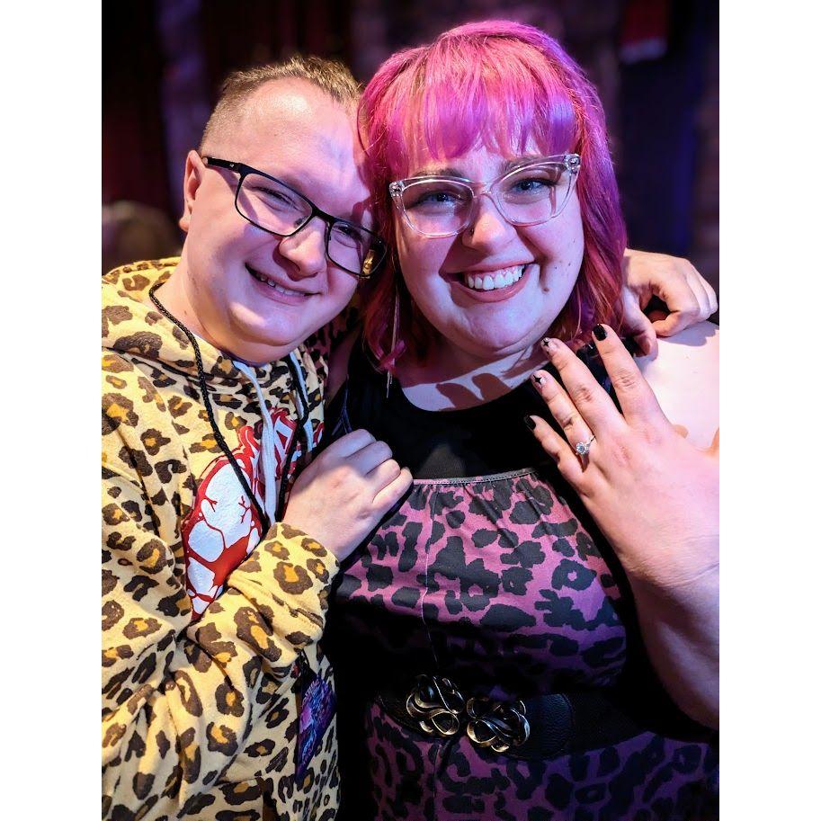 Officially engaged! April 2023
