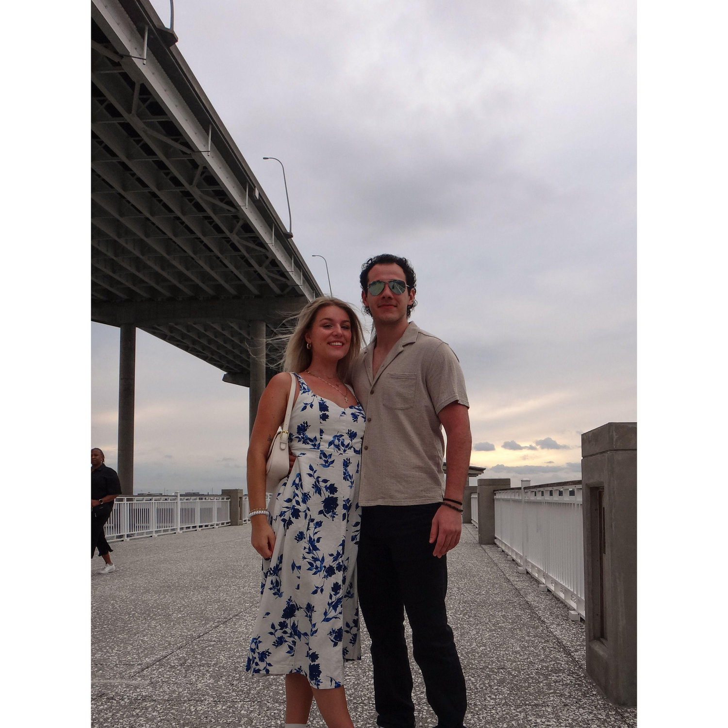 Our first time in Charleston at the pier