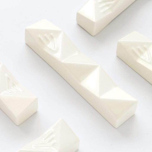White Bold Shin Studio Armadillo Mezuzah