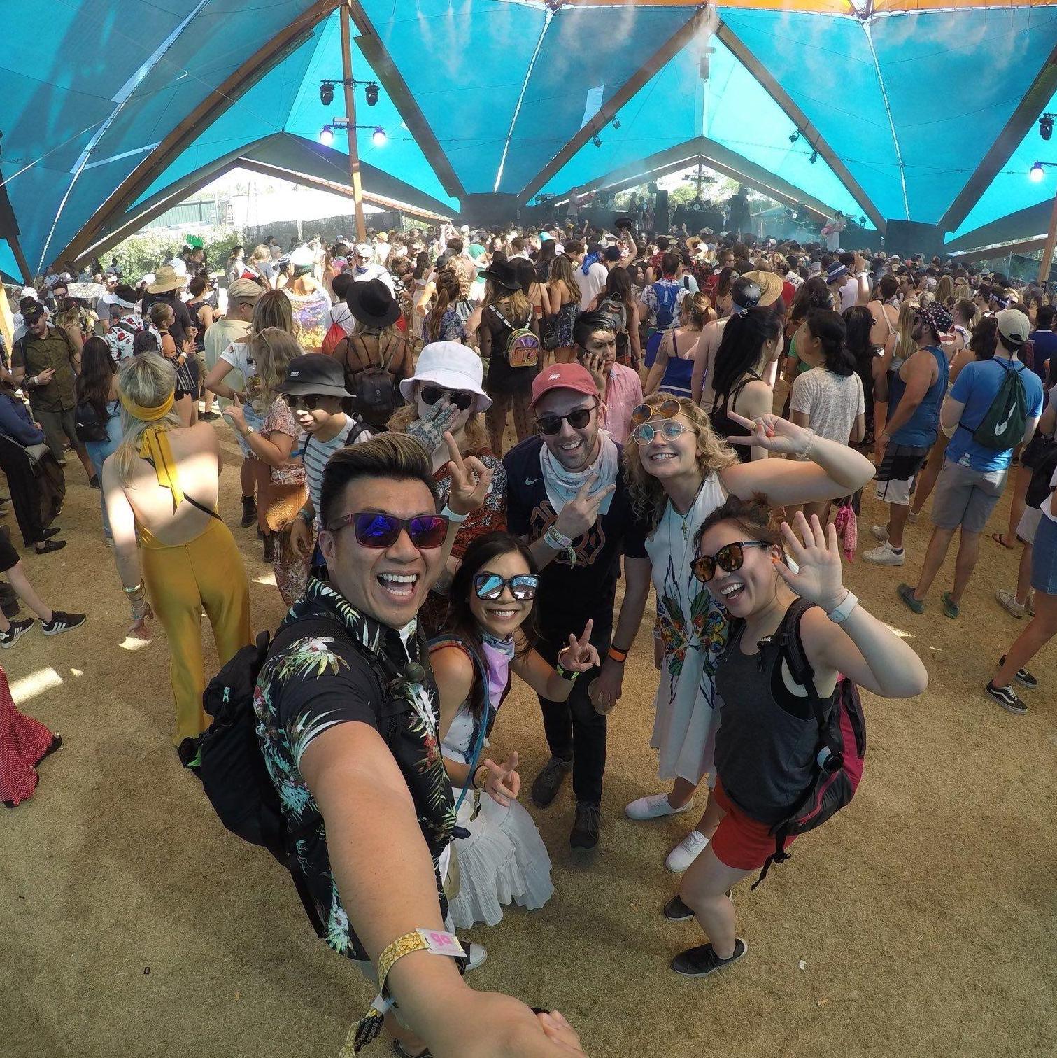 Matt and Holly's "first" picture together when they met at Coachella in 2018.