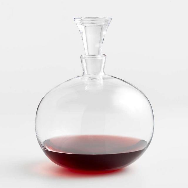 Archie Round Glass Decanter with Stopper