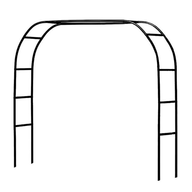 Metal Pergola Arbor,7.5 Feet Wide x 6.4 Feet High or 4.6 Feet Wide x 7.9 Feet High,Assemble Freely 2 Sizes,for Various Climbing Plant Wedding Garden Arch Bridal Party Decoration Wide Arbor