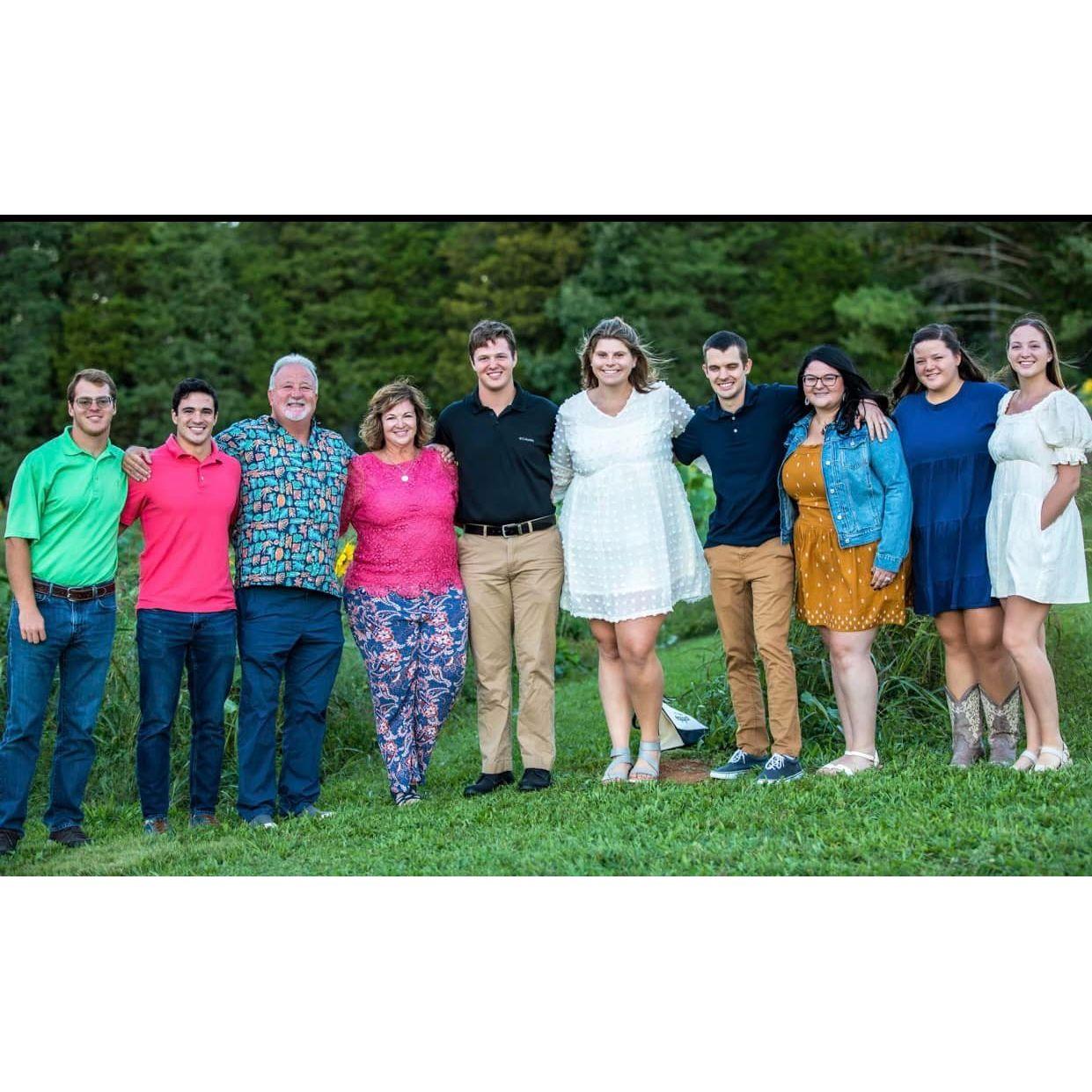 The grooms family at the engagement!