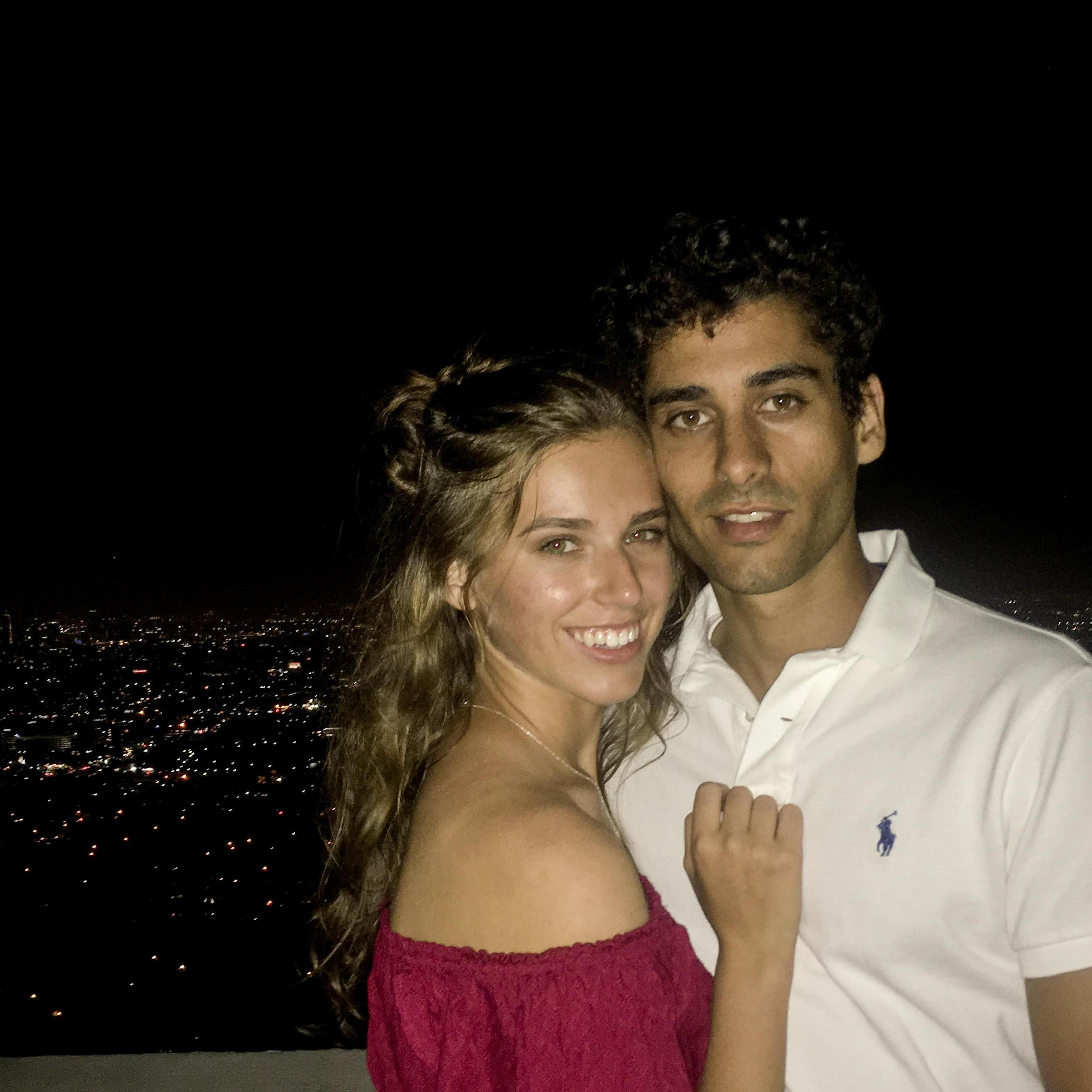 Our first visit to Griffith Observatory. Justin likes it there.