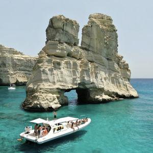 Milos, Greece Boat Cruise with Snorkeling