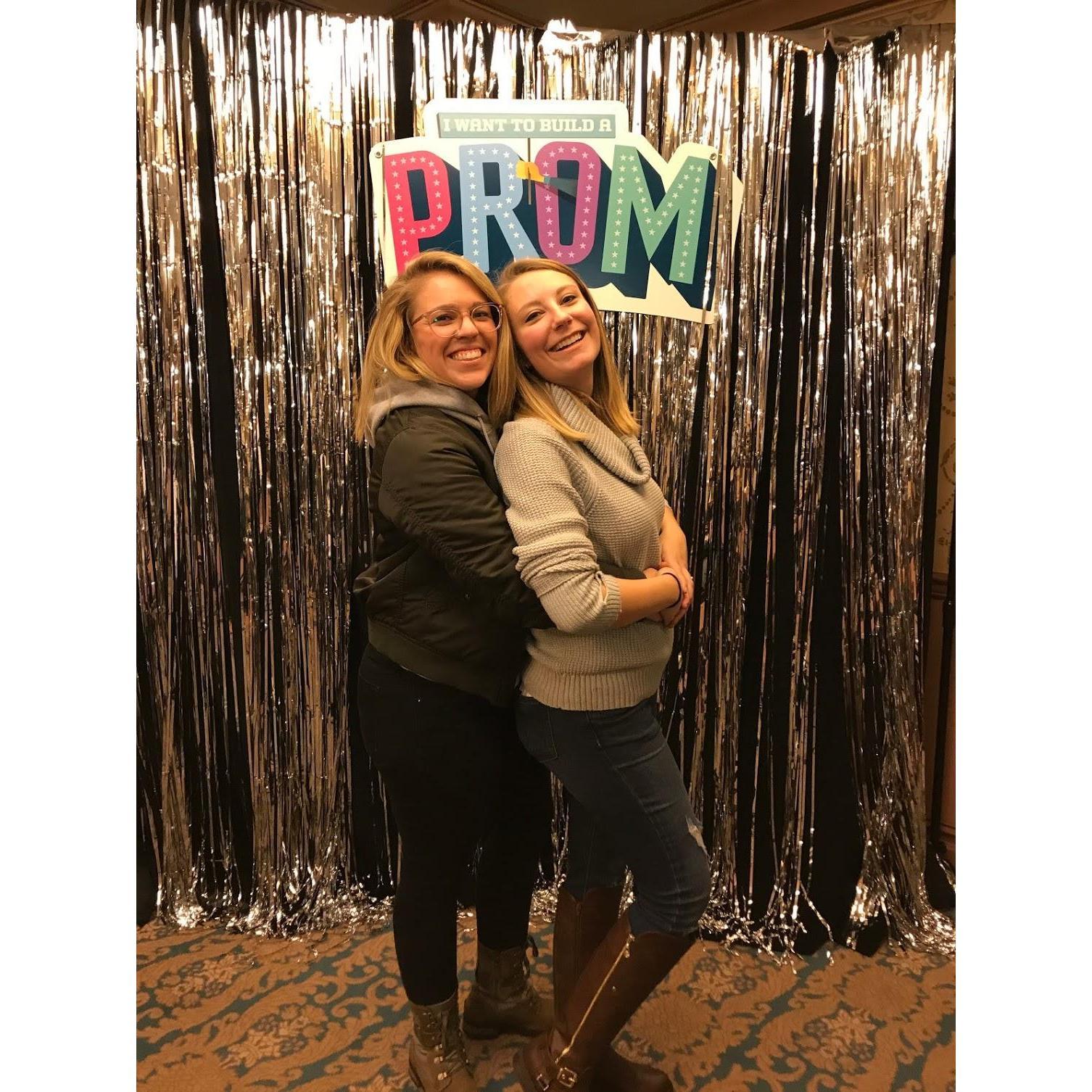 Prom posing at The Prom musical!