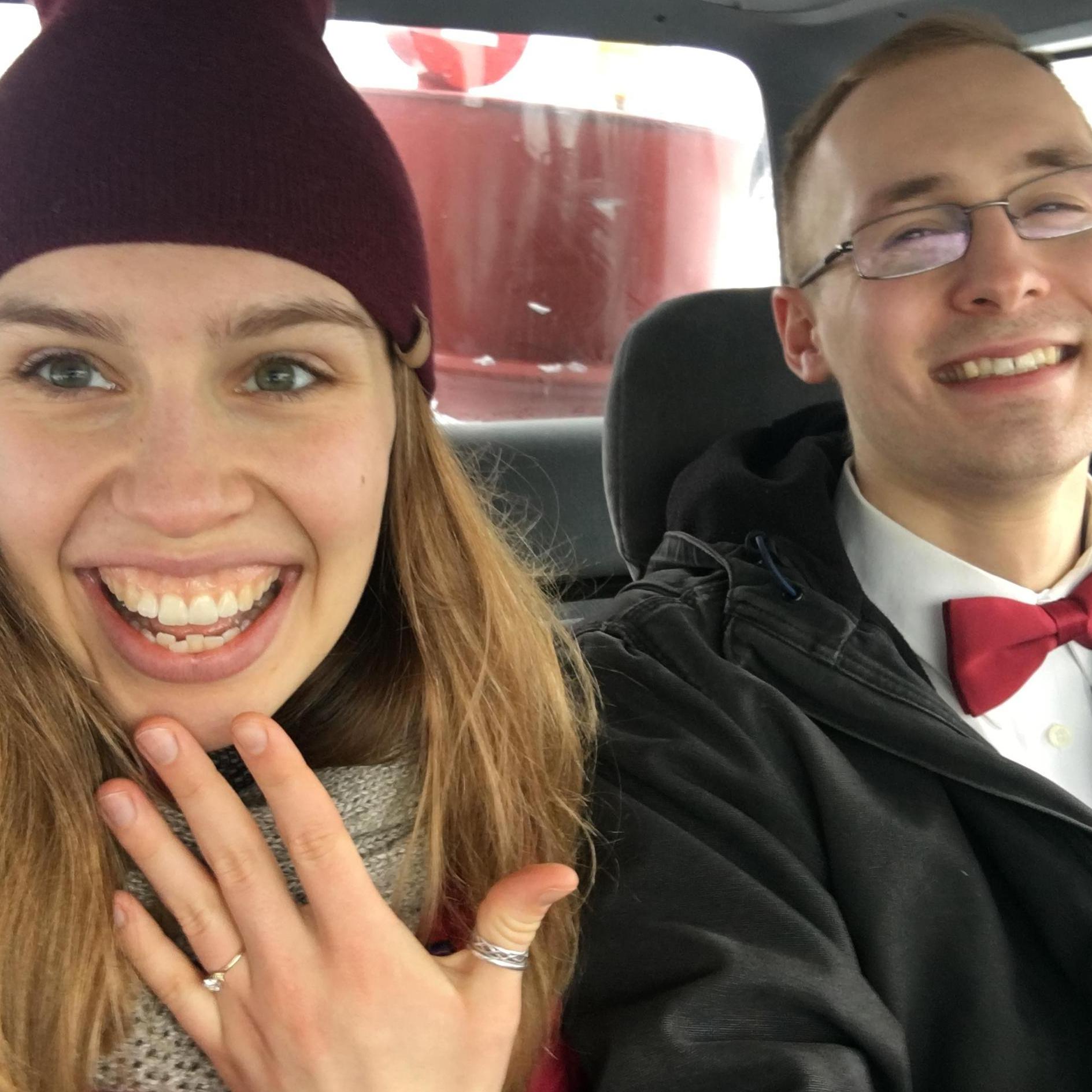 The proposal! It was such a special day.