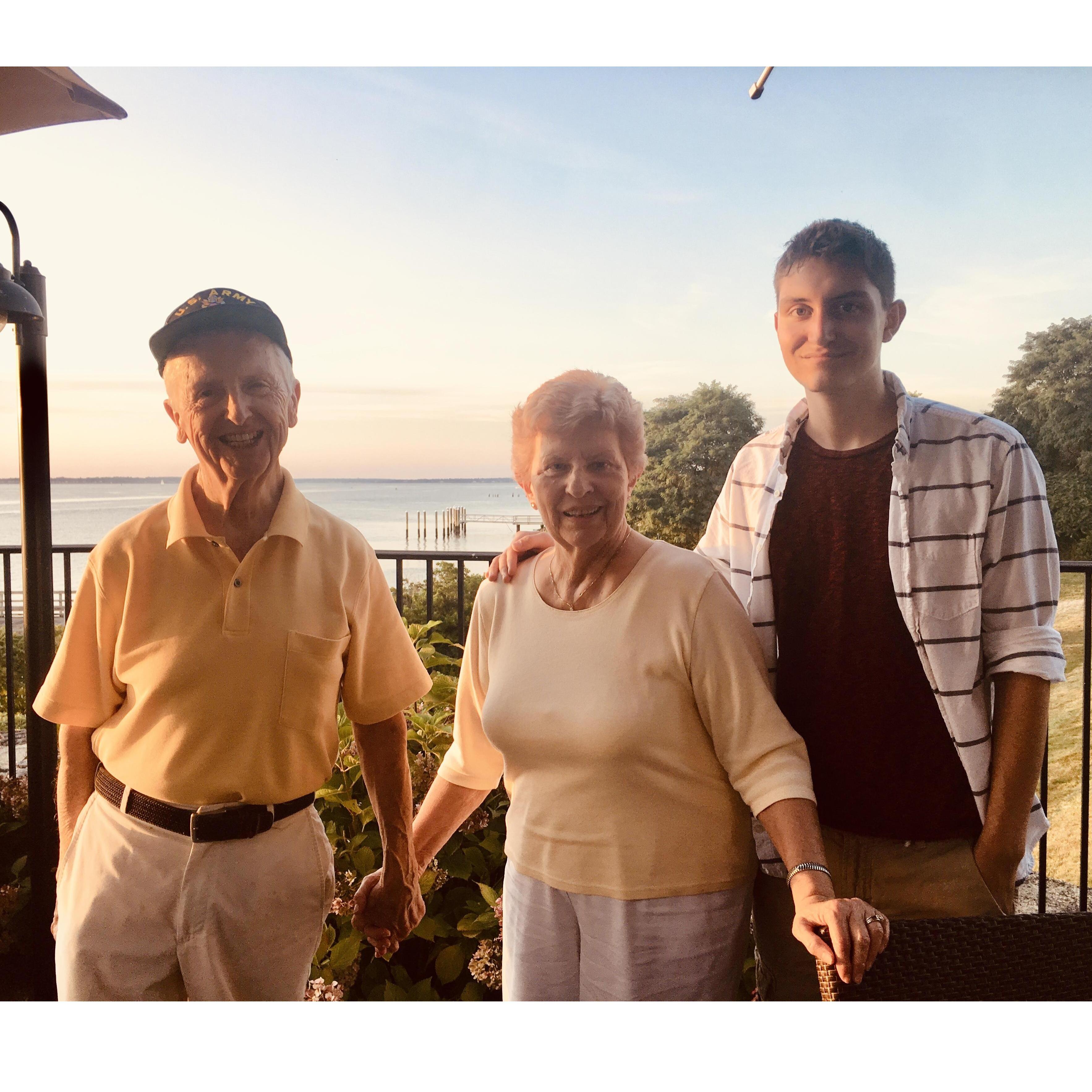 We celebrated Matt's college admission at one of our favorite restaurants, The Boathouse in Tiverton