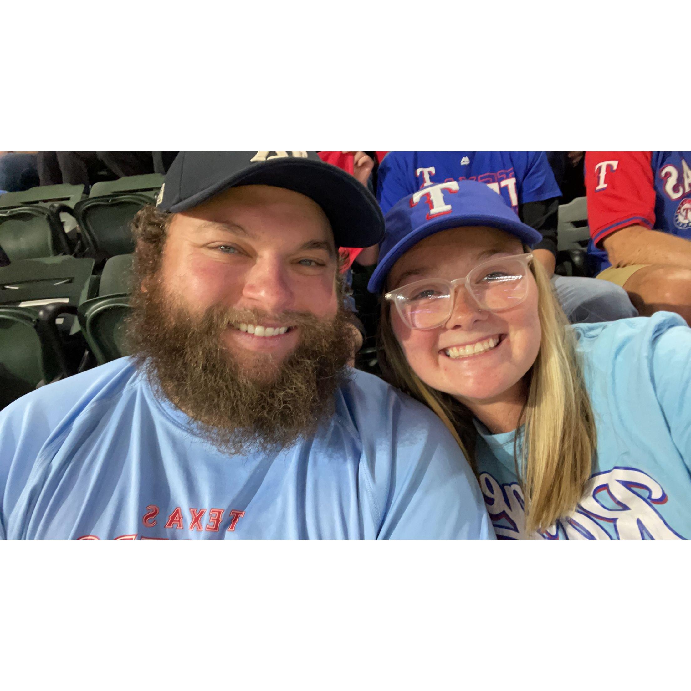 2023 World Series Game 2. The only game that the Texas Rangers lost, but still a great time!