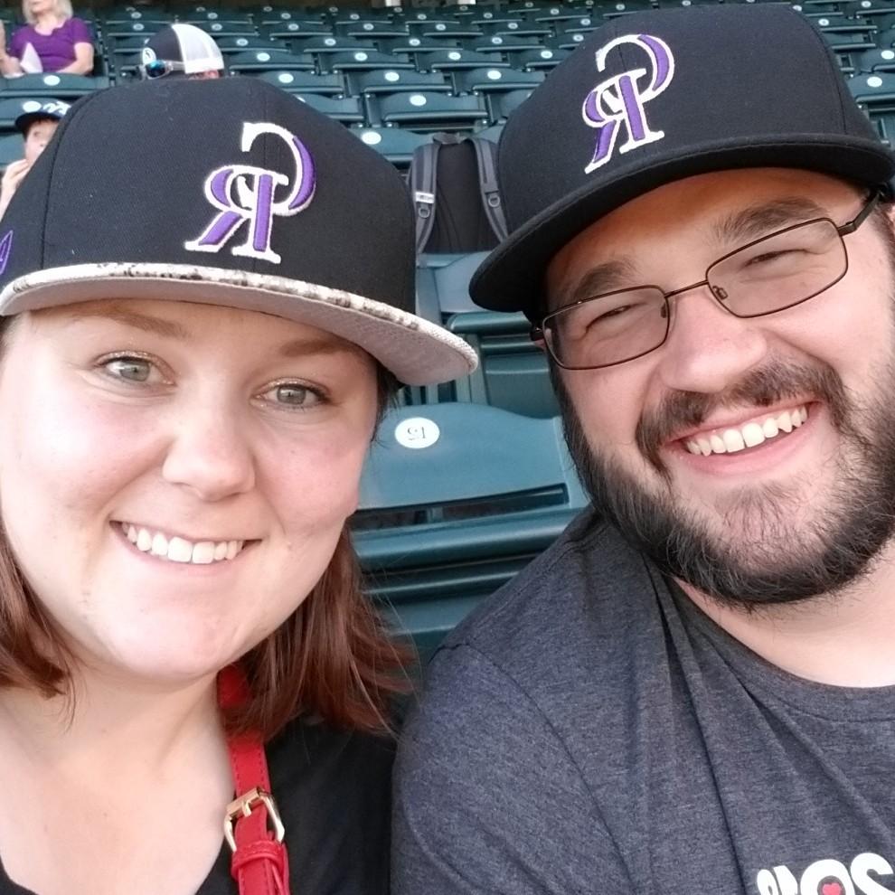 Sarah's first non-Royals MLB game