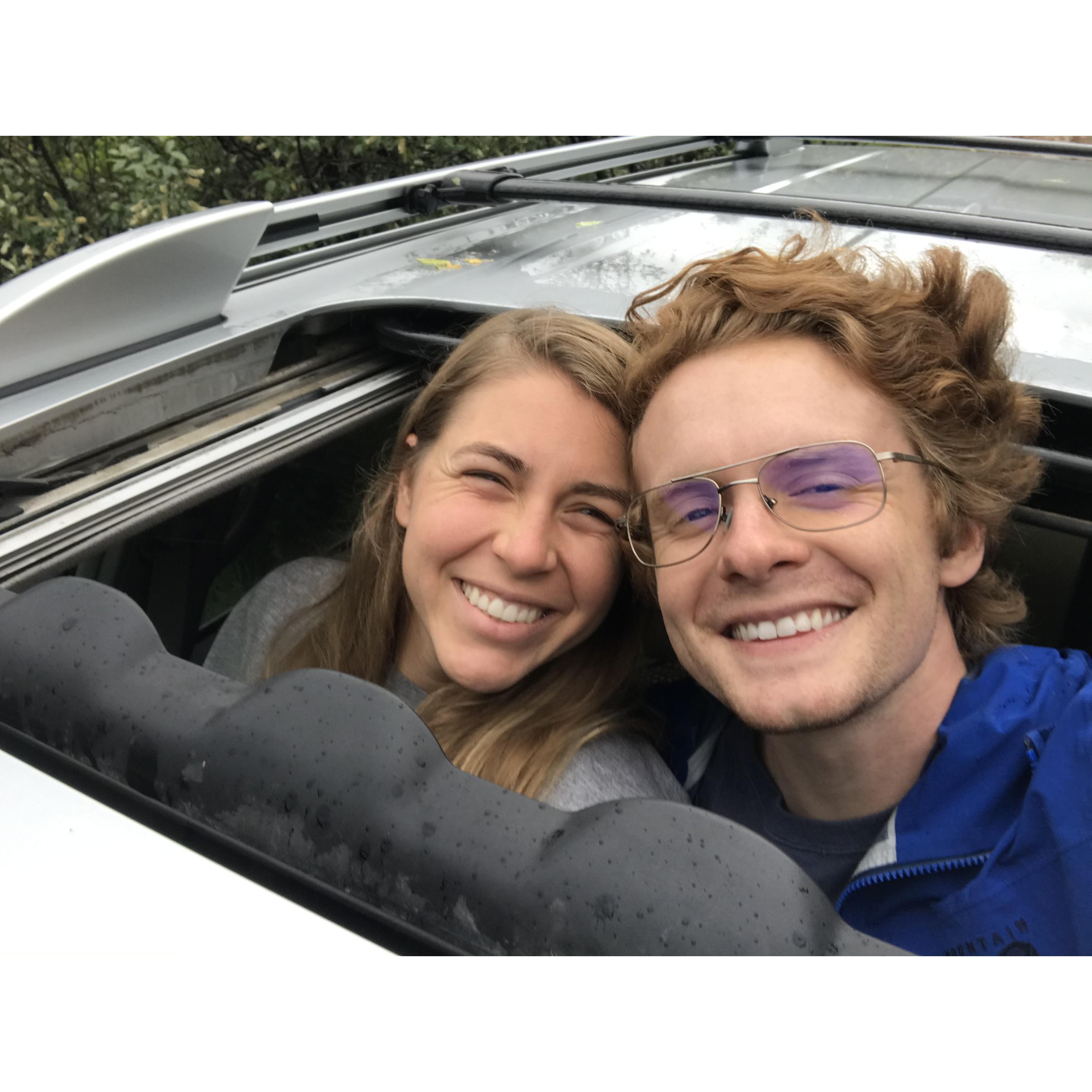 we got lost on a fire road this day