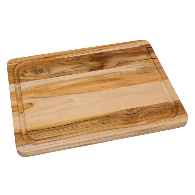 Lipper International Large Teak Edge Grain Cutting Board