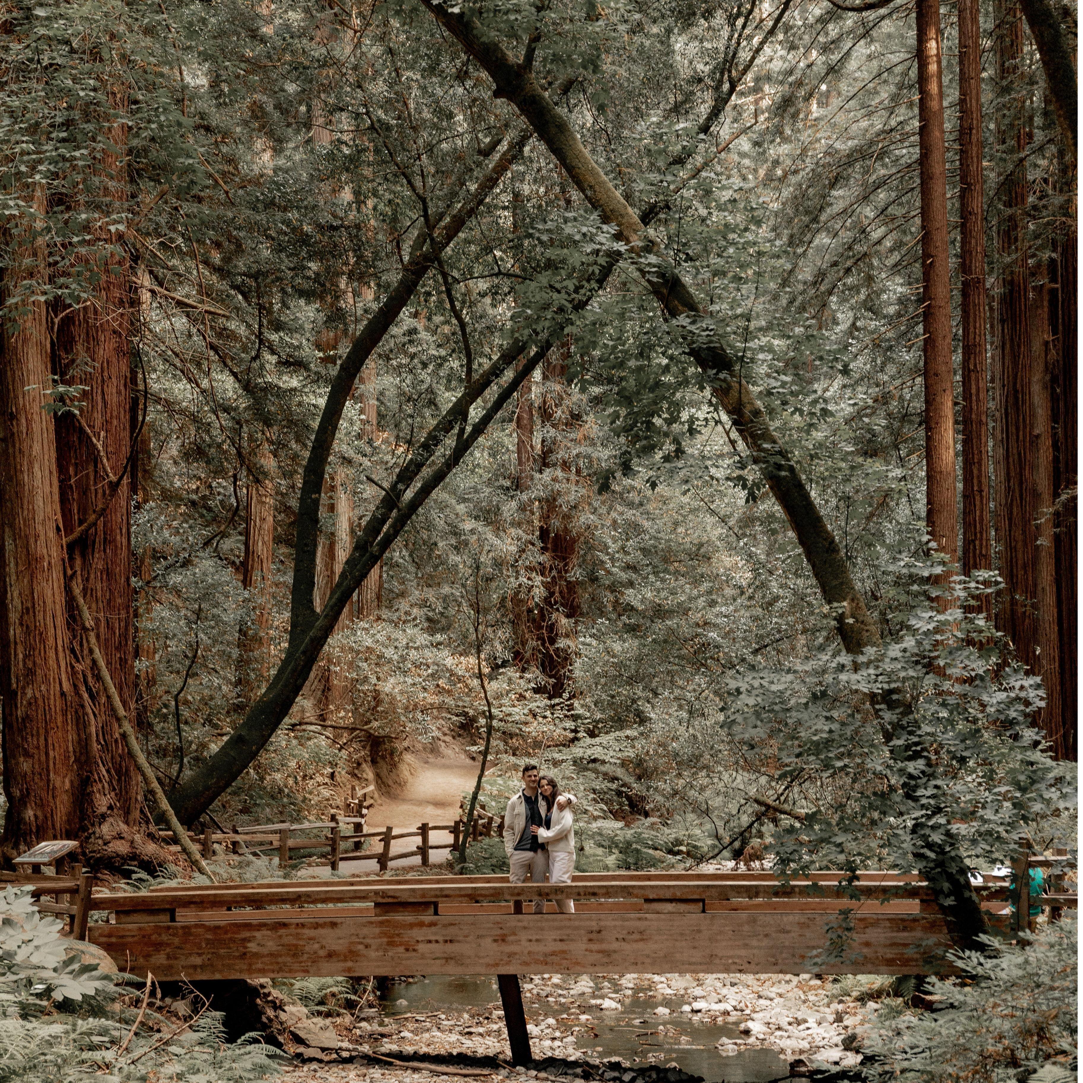 Courtney and Cam love to hike and camp in the beautiful surrounding areas of San Francisco