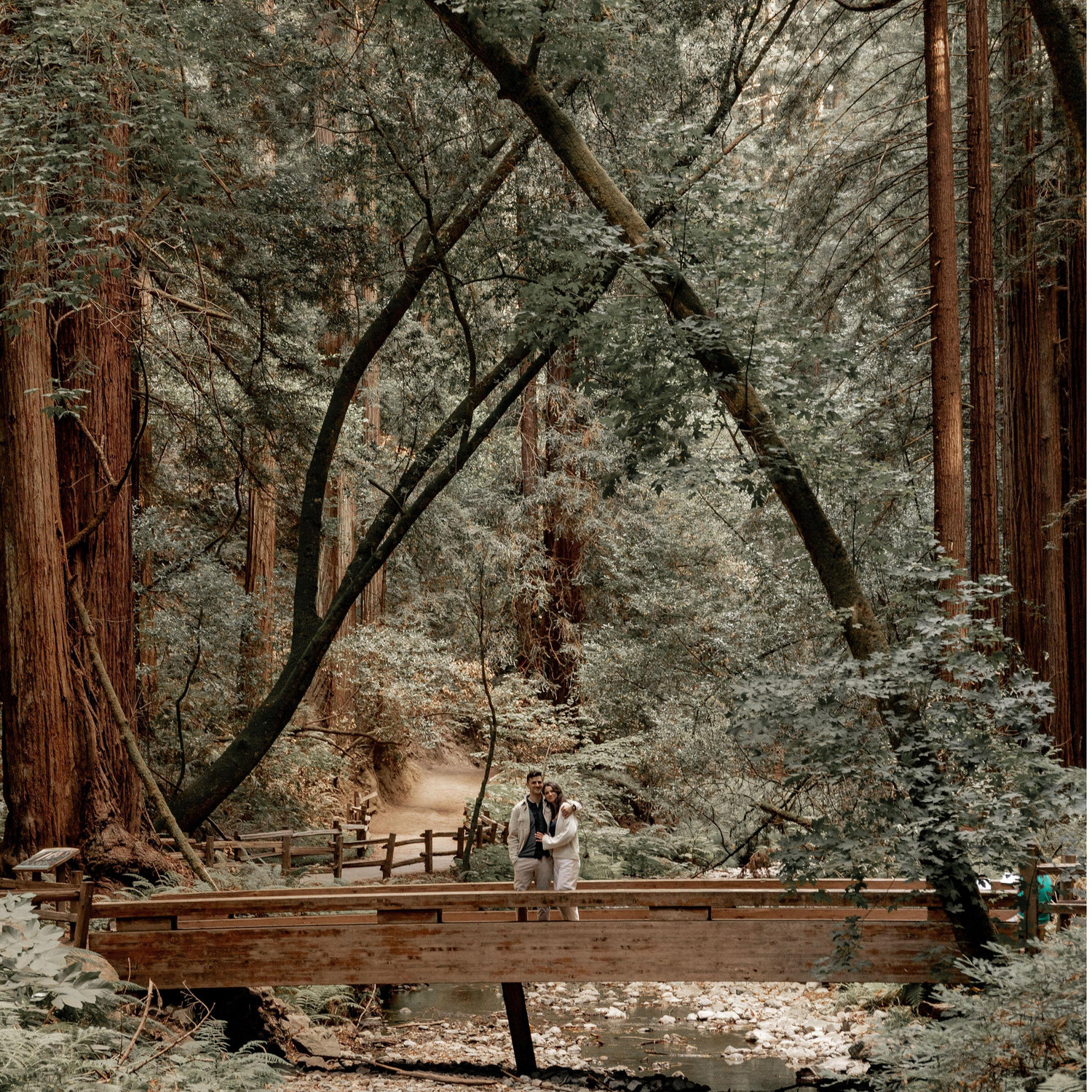 Courtney and Cam love to hike and camp in the beautiful surrounding areas of San Francisco