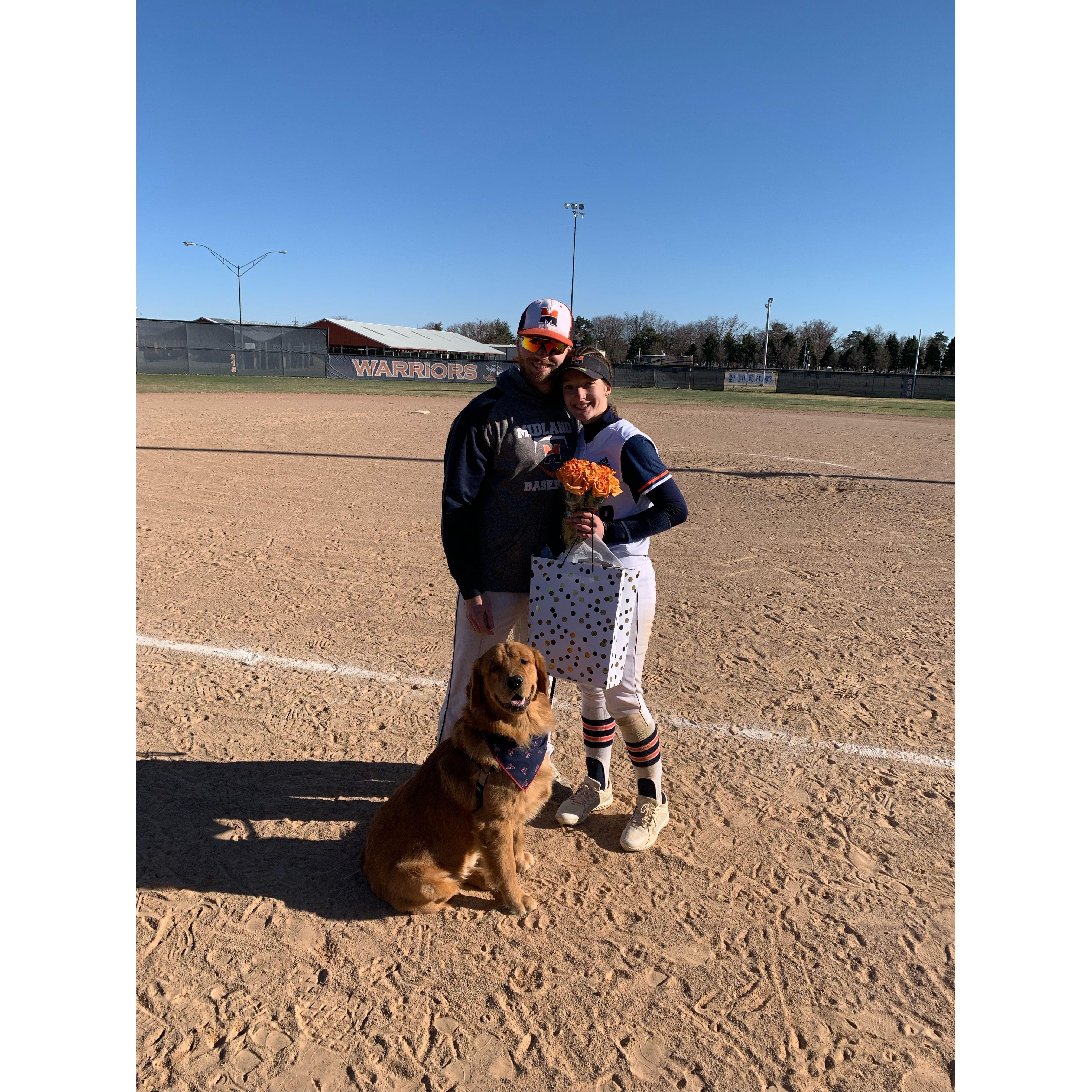 Kaitlyn's senior game! 
04/2023